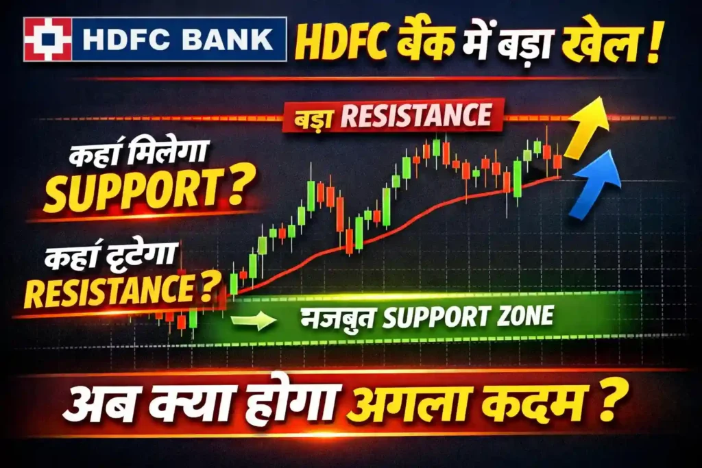 HDFC Bank Support and Resistance