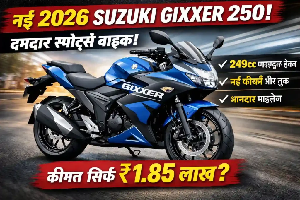 2026 Suzuki Gixxer 250 Price in Mumbai