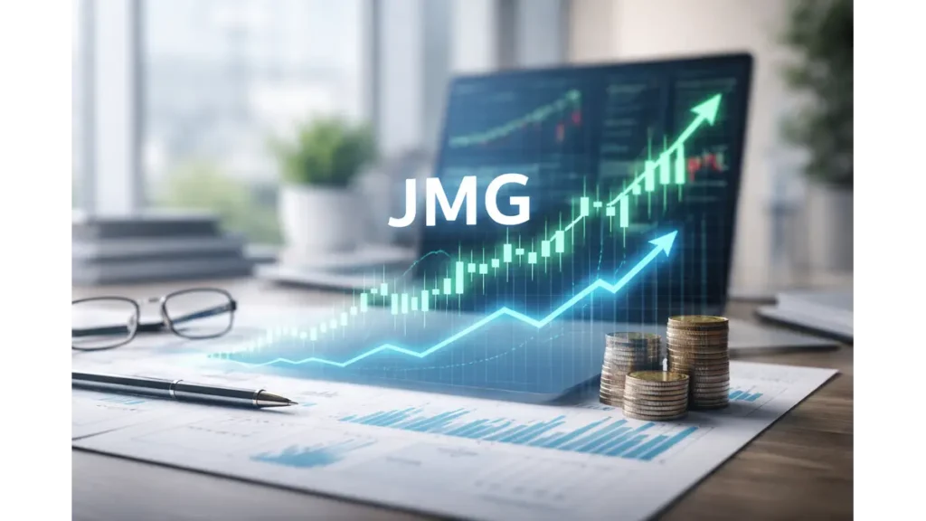JMG Corporation share price latest updates and 2026 analysis charts.